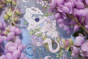 Hediye Sarması Vintage Dragon Wisteria Pavilion Washi Pet Bant Planlayıcı Kart Yapma Diy Scrapbooking Planı Dekoratif Çıkartma