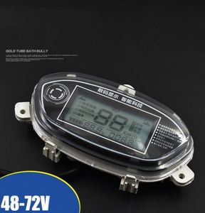 Medidor de tela LCD de carro elétrico 48V60V72V odômetro de velocidade de potência Acessórios da tabela da tabela Baixa Baixa Bateria FullFeatured6402745