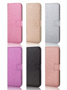 Кожаные корпусы кошельки для кошелька для Huawei P40 Pro P30 Lite Mate 20 P Smart 2021 Xiaomi 11 Ultra Foco M3 F3 Redmi Note 10 Bling Glit3951466