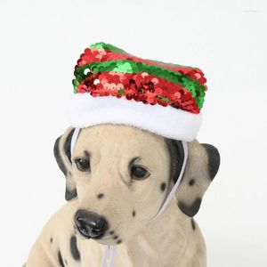 Köpek giyim evcil köpekler kapaklar kedi doğum günü kostüm pullu tasarım tavan şapkası şapka Noel partisi evcil hayvan aksesuarları damla