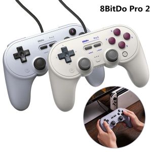 Gamepads 8bitdo Pro 2 Bluetooth Gamepad Kontrolü Switch PC Dizüstü Bilgisayar Oyunu için Joystick ile NS Switch Oyun Denetleyici Tutucu