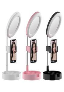 G3 LED dobrável Selfie Ring Tabela de vídeo Light Phone POGURS POGAÇÃO Lâmpada para maquiagem Live Streaming OOA81154674594