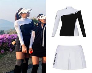 Golf Wear Women 039S Одежда для гольфа на открытом воздухе спортивные спортивные свободы Slim Fit Fix Dryting Hetable Fit Fit 2207078378795