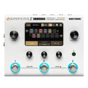 Kablolar Hote Ampero II Gitar Bass Amp Modelleme IR Dolapları Simülasyon Çok Fefekti Pedal İşlemci (Çin Standart Adaptörü)