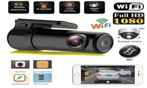 1080p akıllı wifi araba dvr mini çizgi cam 140 derece tam hd gece sürümü Gsensor ile gizli kamera 24 saat park monitörü 3715026