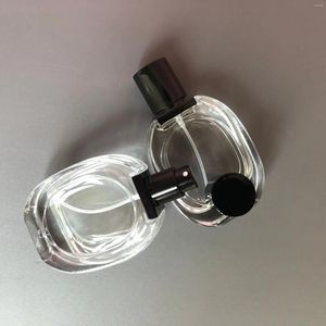 Depolama Şişeleri 30ml Premium Parfüm Şişesi Taşınabilir Seyahat Dispenser Hassas Sprey Cam Örnek Boş Kozmetik Ücretsiz Etiket