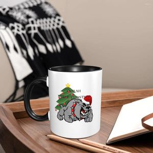 Кружки Oorah счастливого рождественского кофе кухня гладкая чашка для тела комфортная ручка