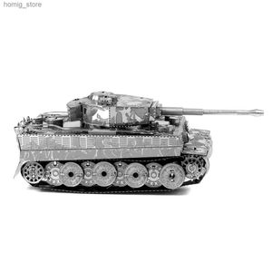 3D Puzzles DIY 3D Metal Bulmacalar Alaşım Metal Montaj Askeri Model Kaplan Tankları Halo Scorpion Tankları Yetişkin Oyuncakları Y240415