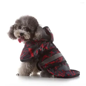 Köpek Giyim Pet Yağmur Palto Poncho Golden Retriever Tulum Yansıtıcı Yağmur Giymesi Yağmur Penosu Su Geçirmez Pançolar