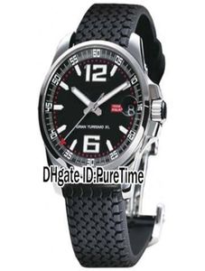 NOVO GT XL CHRONO 1689973001 CASA DE AÇO Black Dial Black Mens relógio de carro Borracha Borracha Black Sports Data de relógio de alta qualidade CHDB7702377