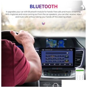 Car DVD DVD-плеер Android 10 API 29 2ADD32G CAR RADIO GPS Navigation для 2013 года-Honda Accord 9 2.4L Высокая версия Stereo Video 2 DIN DSP DHD6N