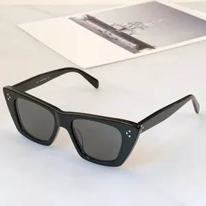 Солнцезащитные очки высококачественные ацетатные женские вечеринки дизайнерские бренды дизайнерские очки для кошачьего глаза Oculos gafas de sol para mujer hombre