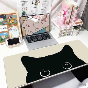 Мышиные накладки запястья отдыхает чернила кошачьи колодки мыши Kawaii Custom Table Mats Компьютерная компания Mousepad Big Desk Pad 100x50 см.