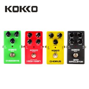 Gitar Kokko KO2/KA4/KC6/KH8 Overdrive/Amp Simülatörü/Koro/Yüksek Kazanç Elektro Gitar Efekt Pedallar Gitar Parçaları Aksesuarları
