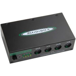 Кабели Midi Box Musical Instruments USB MIDI интерфейс слияние через Box 64 MIDI -каналы гитарные аксессуары