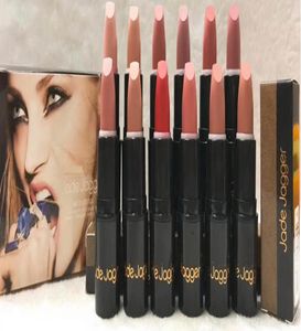 24 ПК хорошего качества с самого низкого продаваемого нового Jade Jogger Matte Lipstick Tweled Colors Gift7915512