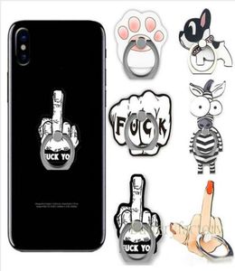 Забавный мультфильм животный Zabra Мобильный телефон держатель кольца кольца милая подставка для зарядки мобильный телефон Universal Cracket5467094
