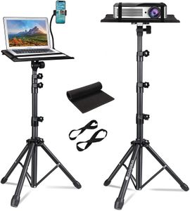 Projektör Tripod Stand - Laptop Tripod Ayarlanabilir Yükseklik 23 ila 63 inç DJ Mikser Stand Yukarı Masa Dış bilgisayar masası Stand 240410