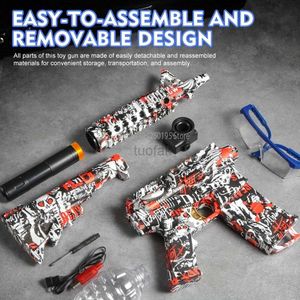 Gun Toys M416 AEG и электрический игрушечный пистолет с очками - высокая точная стрельба для игрушек перезаряжается и многоразовый 240416