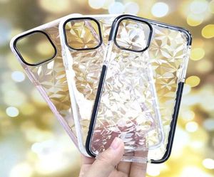 Diamond TPU Clear Case для iPhone 12 11 Pro Max XS XR 6 7 Plus 8 Candy Guble Gel Protector Protector Phone Cope в Stock3619783