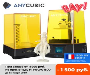 Anycubic Pon Mono 3D Impressora com 60390392k monocromático LCD 8x Volume de construção antialiasing 130x80x165mm Resina de alta velocidade 3D4747982
