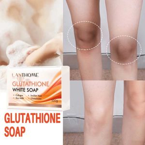 Мыло ручной работы Оригинальное мыло отбеливающее мыло Lanthome Glutathione для лицевой кожи, осветляющее тело Уменьшите морщинный веснуш