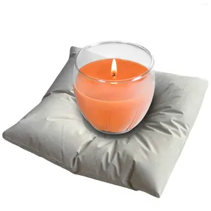 Titulares de vela Titular peça central Delicate Square Pillow Resina Velas Stand Stand Jóias Classic Jóias Tabela de Bandeja de Armazenamento Para Quarto