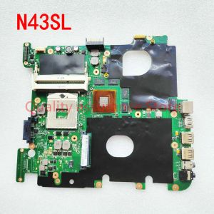 Anakart N43SL Ana Pano Rev: ASUS N43S N43SM N43SL Dizüstü Bilgisayar Anakart GT540M/1GM Dizüstü Bilgisayar N12PGSA1 HM65 DDR3