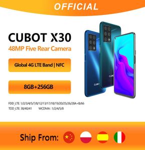 CUBOT X30 Сотовой мобильный телефон Global версия 48MP Five Camera 32MP Селфи 8GB256GB NFC 64QUOT FULLVIEW DISILVE ANDROID 10 CELULAR 4G LTE4692197