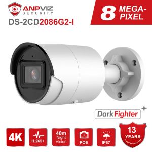 System HK Outdoor IP -камера DS2CD2086G2I 100% Оригинальный 4K 8MP Network CCTV.