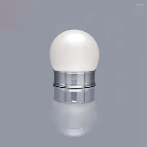 Бутылки для хранения новая дизайн косметическая банка 15 г белый круглый крем акрил