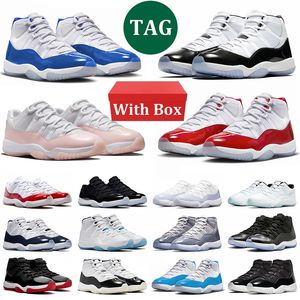 Jordan 11 Retro Jordab11s Jordams 11 pace Jam Jumpman 11 basketball Cherry 11s Gratitude DMP Cool Grey Cement Grey Cap and Gown Space Jam tennis Trainers Big Size 13 【code ：L】