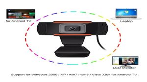 Webcam 1080p HD Web Camera для компьютерной потоковой сети в прямом эфире с микрофоном Camara USB Plug Play Web Cam широко экранируйте видео4267833