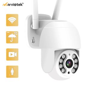 Система 1080p видео наблюдение Camara с Wi -Fi Auto отслеживание IP -камеры на улице Mini PTZ CCTV Camera Home Security 2MP