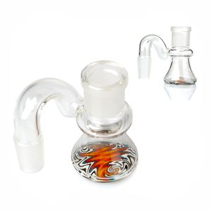 Aschefänger 14mm 18 mm 45 Grad 90 Grad Aschokatcher für Glaswasser Bong Asche Catcher Öl -Rigs -Glaszubehör