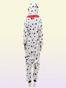 Dalmatian Dog Women039S ve MEN039S Hayvan Kigurumi Polar Polar Kostüm Cadılar Bayramı Karnavalı Yeni Yıl Partisi Hoş Geldiniz Drop 2854544