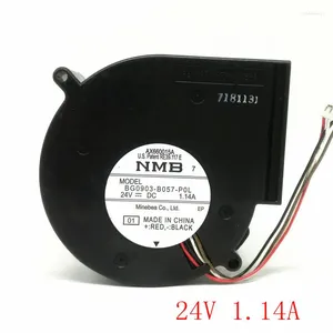 Güneş Gözlüğü Çerçeveleri NMB BG0903-B057-P0L 9733 24V 1.14A Çift Top Santrifüj Turbo Blower Fan #