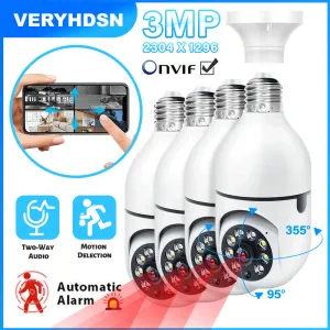 Sistema 3MP Camera di sorveglianza WiFi 1/2/4 PC Video interno Casa Sicurezza Monitoraggio Baby Monitora