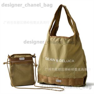 Сумки на плечах модные новая DeAndeluca Crossbody Bag Simple Porting Portable Dimbag Dual-Clover Lightweight Rand-Heald Sag Sack T240416