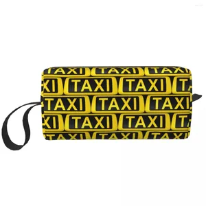 Сумки для хранения пользовательские такси водителя Travel Cosmetic Bag для женского туалетного организатора макияжа Ladies Beauty Dopp Kit