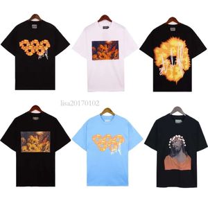 Polo рубашка Mens Designer Tees футболки Y2K Шорты Mens Mens Fashion Tshirts Дизайнер Haruku Hip Hop Негабаритная хлопчатобумажная футболка с коротким рукавом