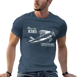 Men's Polos Naval Aircraft Factory N3N-3 Camiseta coreana Moda Vintage Roupas Mens Camisetas
