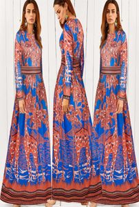 Avrupa Elbiseler Kadın Giysileri Bohem Elbiseler Moda Çiçek Baskı Şifon Elbise Yaz uzunluğunda artı Beden Gündelik Maxi Ucuz Elbiseler F2969303
