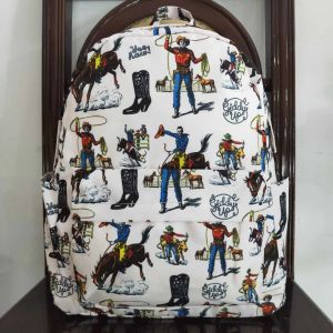 Botas Childes por atacado Baby Boy Western Backpack Rodeo Botas de cavalo Daypack Criando