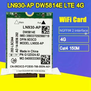 Kartlar DW5814E Telit LN930AP WiFi Kart+Anten Wwan FDDLTE NGFF 4G Modülü Dell Dizüstü Bilgisayarlar Enlemi 5285 5480 5580 7480 Dayanıklı