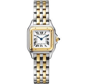 Женщины смотрят Quartz Movement White Dial Blue Harder Roman Maker Hames Highfing Women Designer Watches for Wome Watches Дизайнерские двухтонные часы часов