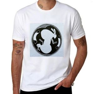 Polos masculinos Mimbres Rabbits Motif T-Shirt Edition Plus Size Tops Tops Oversizeds Anim