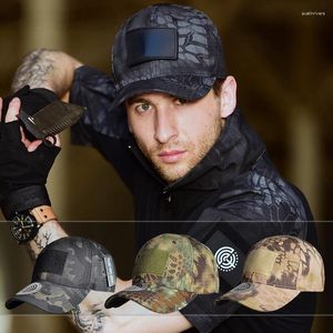 Top Caps Erkek Kamufla Beyzbol Tatatik Tatic Sport-Cap Açık Eğitim Şapkaları Erkek Ayarlanabilir Nefes Alabaş Askeri Ordu Meapwear Beyler