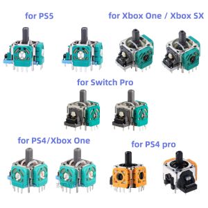 Динамики 2pcs Замена 3D аналоговый джойстик для PS5/PS4/Switch Pro/Xbox One/Series Controller
