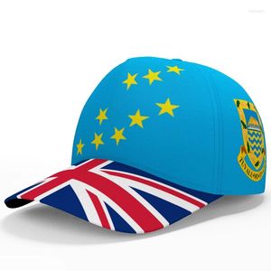 Ball Caps Tuvalu Youth Free Maded Number Number Logo логотип Случайные шляпы TUV Country Travel Tunisie Nation Tuvaluan Flags Baseball